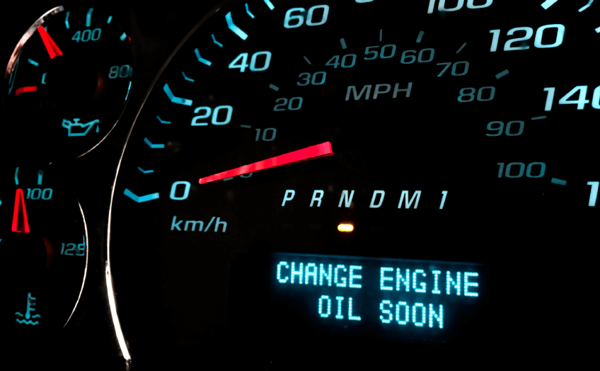 European Auto Change Engine Oil Soon Warning Light